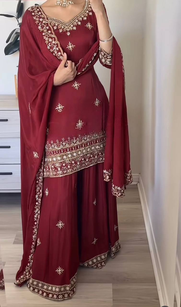 Dark Ruby Heirloom Suit